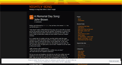Desktop Screenshot of nightlysong.com